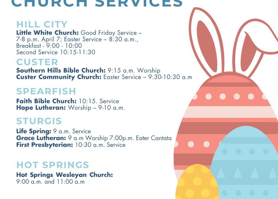 Easter Egg Hunts and Church Services 2023